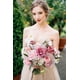 thumbnail image 3 of Set de ramo de flores artificiales de seda rosa Serwalin, 13 piezas, 3 of 9