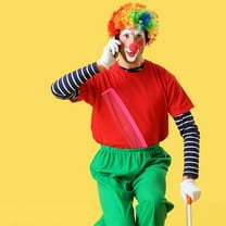 Clispeed 2Pcs Huge Comb Rosy Plastic Clown Accessories Women for Costume and Stage Performances