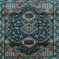 thumbnail image 1 of Ahgly Company Indoor Square Persian Light Blue Traditional Area Rugs, 5' Square, 1 of 4