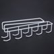 thumbnail image 4 of Estante organizador de almacenamiento duradero, resistente y multifuncional con ganchos en dormitorio, cocina y baño, 4 of 8