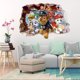 thumbnail image 5 of Pegatina de pared 3D NQ Patrulla Canina dormitorio resistente al agua, 5 of 5