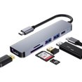 thumbnail image 1 of HUB USB C, adaptador USB C multipuerto para accesorios MacBook Pro y Air, 1 of 5