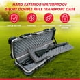 thumbnail image 2 of SKB Cases 4009 Hard Exterior Waterproof Short Double Rifle Transport Case, Black, 2 of 10