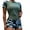 ZA Camouflage, variant on Womens 2 Piece Swimsuits Rash Guard Short Sleeve Swim Shirt with Boyshort Bottom Black Bathing Suits for Women L