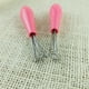 thumbnail image 2 of Limpiador de peine para cepillos de pelo removedor de limpieza herramienta limpiadora de peines de plástico Soidarity color rosa, 2 of 6