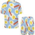 thumbnail image 4 of Sdmnsg-T Ensemble de Pyjama Coloré de Baseball Golf pour Femmes Shorts Ensemble Deux Pièces Manches Courtes, 4 of 8