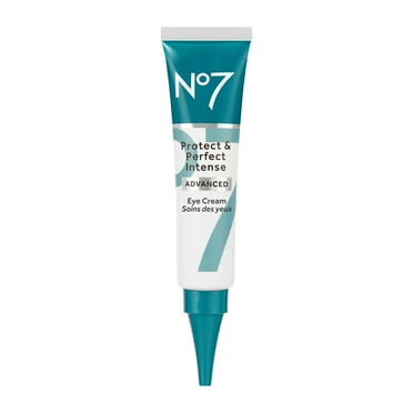 No7 Protect & Perfect Intense Advanced Anti-Aging Eye Cream with Hyaluronic Acid & Ginseng, 0.5 oz