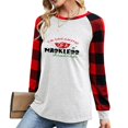 thumbnail image 1 of Blusa con estampado de letras para mujer Tops Fiesta de Navidad Camiseta informal de manga larga LingWen 8390615551533, 1 of 1