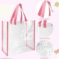 thumbnail image 4 of Bolsa Eccliy, 30 unidades, PVC transparente, 30 x 30 x 15 cm, color rosa, 4 of 7