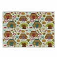 thumbnail image 1 of Fall Cutting Board, Vintage Ornate Large Eyed Nocturnal Animal Owls on the Background Print, Decorative Tempered Glass Cutting and Serving Board, Small Size, Multicolor, by Ambesonne, 1 of 1