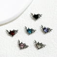 thumbnail image 5 of Happydeer 10Pcs Nail Charms Dark Style Bat Love Wings Luxury Jewelry Alloy Sturdy Nail Art Accessories for Manicure, 5 of 13