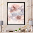 thumbnail image 2 of Pastel Abstract With Gray Blue Pink and Red Spots 24 in x 32 in Framed Painting Canvas Art Print, by Designart, 2 of 5