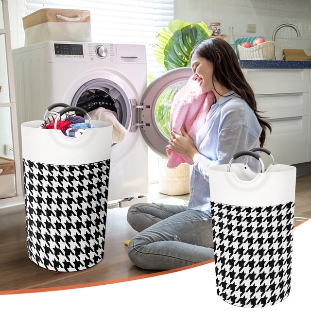 Fiudx Cesto para La Ropa, Espacioso Cesto de 90 L con Asas Reforzadas, Diseño Plegable para Un Fácil Almacenamiento, Organizador Versátil para Ropa y Artículos Del Hogar, Ideal para Usar En El Dormit