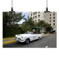 thumbnail image 2 of Print: Vintage Car In Driveway Of Hotel Nacional De Cuba, Havana, Cuba, 2 of 4