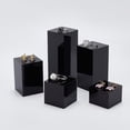 thumbnail image 4 of 5Pcs Black Acrylic Cube Display Block 1.2/1.6/2.4/3.2/4 Inch Solid Display Pedestal Stand DIY, 4 of 9
