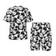 thumbnail image 1 of Fotbe Cute Panda (3) Pijama Estampada de 2 Piezas para Niños – Ropa de Dormir de Manga Corta Cómoda para Niños y Niñas, Camiseta y Shorts de Algodón-Medium, 1 of 6