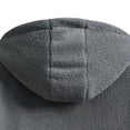 thumbnail image 5 of Lyrehush Mens Snow Coats Color Block Fleece Hoodie Full-Zip Winter Wear Soft Warm Jackets, 5 of 5