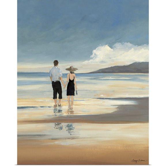 Great BIG Canvas | Rolled Avery Tillmon Poster Print entitled A Day at the Sea