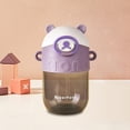 thumbnail image 1 of Botella de agua Cola portátil a prueba de fugas 600 ml Violeta, 1 of 8