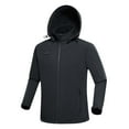 thumbnail image 3 of Womens Heated Jacket Puffer Coat Men's Intelligent Heating Top Solid Color Winter Comfortable Long Sleeve Coat Sweater, 3 of 6