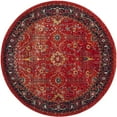 thumbnail image 4 of SAFAVIEH Vintage Hamadan Vinal Traditional Area Rug, Orange/Navy, 8' x 10', 4 of 10