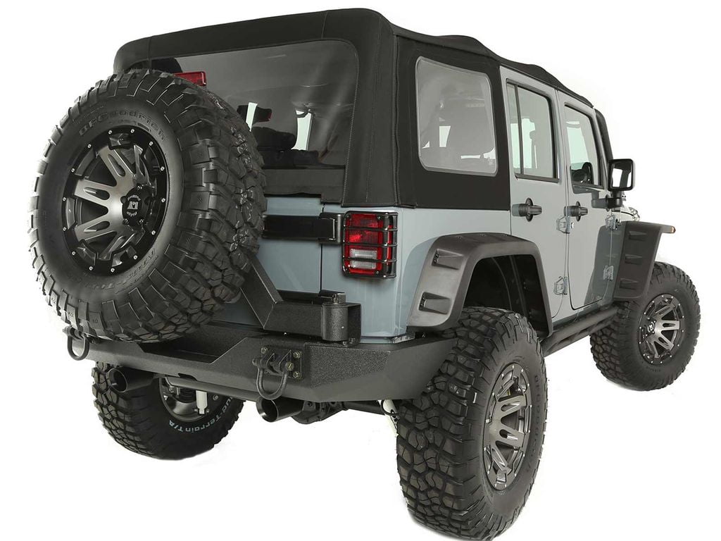 Rugged Ridge by RealTruck Soft Top for Wrangler JK | Black Diamond, UV Treated | 13737.35 | Compatible with 2010-2018 Jeep Wrangler JK