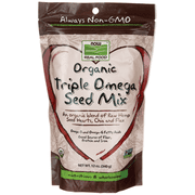 NOW Foods Organic Triple Omega Seed Mix 12 oz Pkg