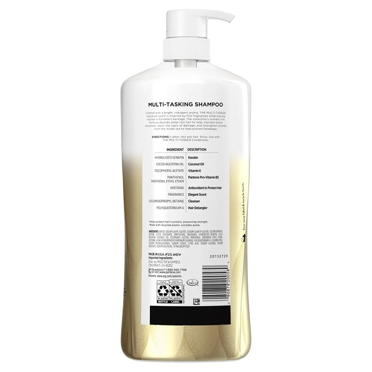 Pantene Multi-Tasker 10 Shampoo with Pro-V Nutrients Pantene Multi-Tasker 10 Shampoo with Pro-V Nutrients