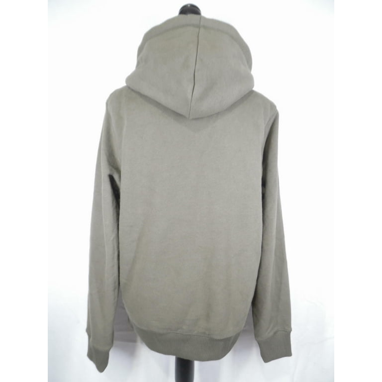 Goodfellow Co Men s Sherpa Lined Zip Up Hoodie Muddied Basil Green M