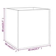 thumbnail image 4 of vidaXL Planter Box Brown Oak 40x40x40 cm Engineered Wood, 4 of 5