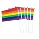 thumbnail image 4 of 60 banderas pequeñas de arcoíris para el orgullo gay, de mano, para fiestas, desfiles y festivales (14 x 21 cm), 4 of 5