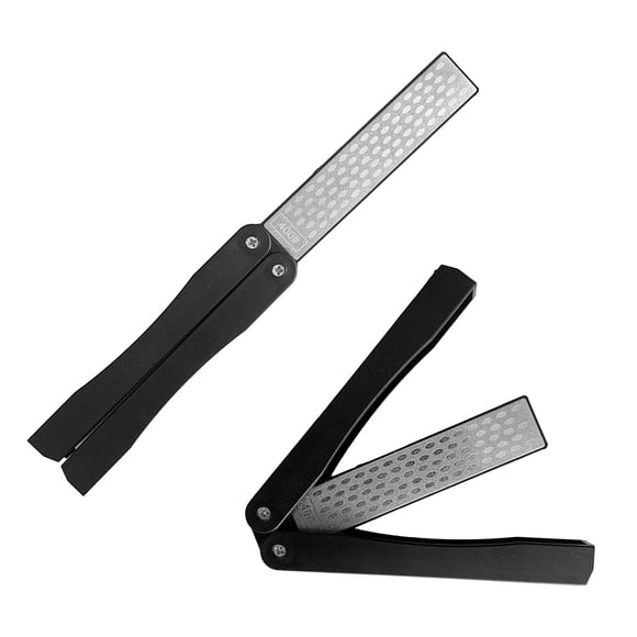 Jinsinto Tianyis Diamond Sharpener, Double Sided Knife Sharpener, Diamond Whetstone, Foldable Folding Sharpening Pocket Size for Outdoor Camping Kitchen