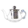 thumbnail image 2 of Clearance!Lssam Glass Bottles Glass Bottle With Lid Glass Water Bottles Clear Glass Tea Kettle With Strainer Heatproof Tea Loose Leaf Borosilicate Teapot With Removable Infuser Stovetop 400ml, 2 of 7