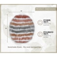 thumbnail image 3 of HOME WEAVERS INC Toilet Lid Cover, Machine Wash Seat Covers, 18x18, Coral, 3 of 9