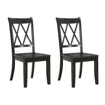OakvillePark Hollman Dining Side Chair (Set of 2), Black