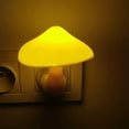thumbnail image 3 of Lámpara de pared con forma de hongo y luz nocturna LED, enchufe europeo y estadounidense, luz blanca cálida con sensor de control, luz para dormitorio, decoración del hogar, 3 of 3