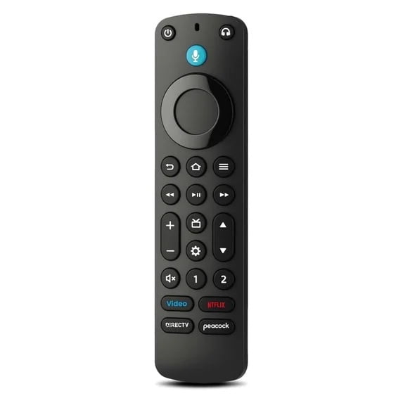 Voice Remote Pro (Latest Model) – Remote Finder, TV Controls & Backlit Buttons for AMZ firefly TV Stick 4K/Max/Lite, Cube & Insignia/Toshiba TVs