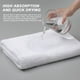 thumbnail image 4 of Juego de toallas de baño Aibaser Natural Ultra Absorbentes de 6 piezas, color blanco, 4 of 6