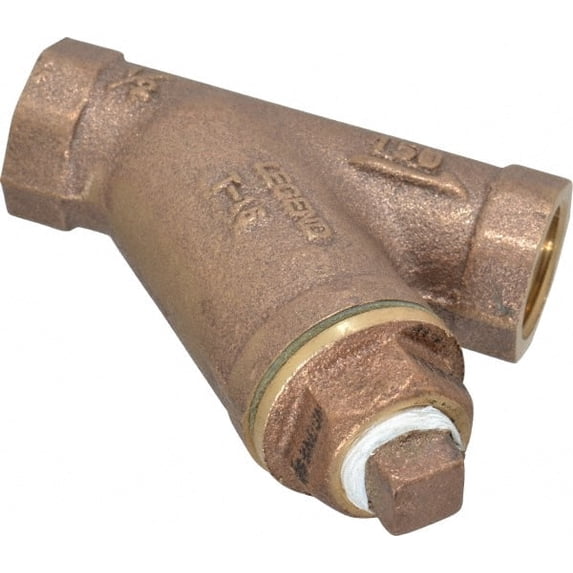 1/2" Pipe, FNPT Ends, Bronze Y-Strainer