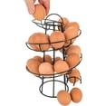 thumbnail image 5 of Soporte Para Huevos, Organizador De Huevos De Metal, Estante Dispensador De Huevos, Rodillo Para Huevos En Espiral, Contenedor Para Huevos, Estante De Exhibición Para Huevos Que, 5 of 5