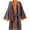 L, variant on Cotton Kimono Robes With Belt For Men, Jacquard Thin Printed Bathrobe Japanese Robes Pajamas Yukata Belted Robe for Home Casual Wear