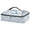 Light Gray and Blue Flowers, variant on Iauyy Casserole Carrier for Hot Food Insulated Casserole Travel Carry Bag with Lid Food Warmer Bag for Party/Picnic,Cyan-green Amber Butterfly
