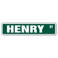 thumbnail image 1 of HENRY Street Sign Childrens Name Room Sign | Indoor/Outdoor |  30" Wide Plastic Sign, 1 of 1