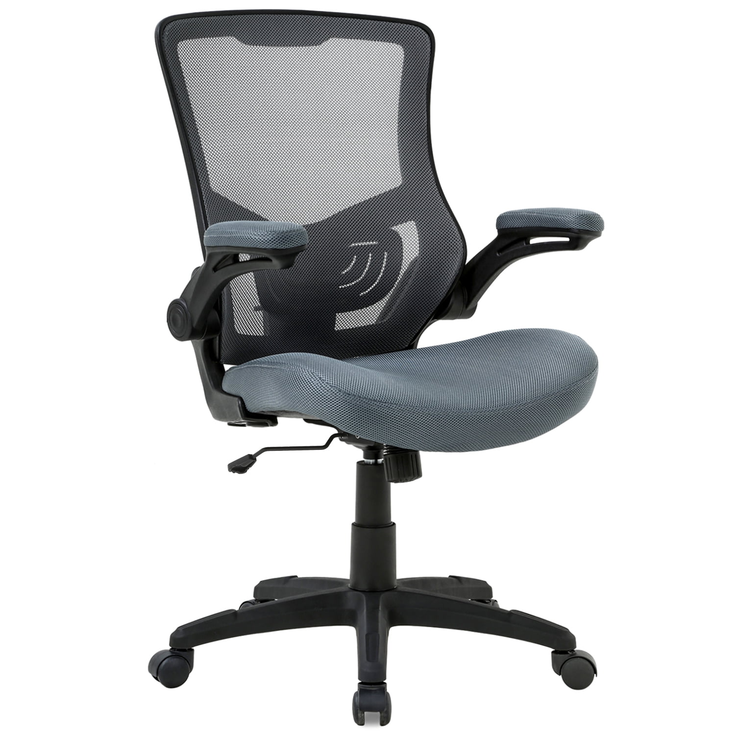 Office Chair Desk Chair Computer Chair with Lumbar Support Flip Up Arms
