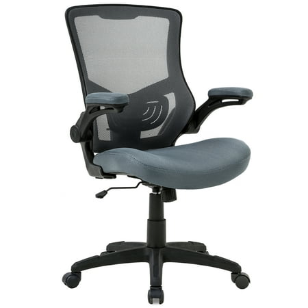 Office Chair Desk Chair Computer Chair with Lumbar Support Flip Up Arms Modern Task Adjustable Swivel Rolling Executive Mesh Ergonomic Chair For Back Pain, (Best Office Chair For Shoulder Pain)