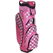 Birdie Babe Checkered Past Pink Gingham Ladies Golf Cart Bag