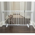 thumbnail image 4 of Cardinal Gates MSOG Metal Step Over Pet Gate - Adjustable Short Dog Gate - 20 Inches Tall - 24 Inches to 41 Inches Wide - White, 4 of 4