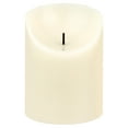 thumbnail image 3 of Mainstays Unscented Flameless LED Pillar Candle, Ivory, 3 x 4 in, 3 of 6
