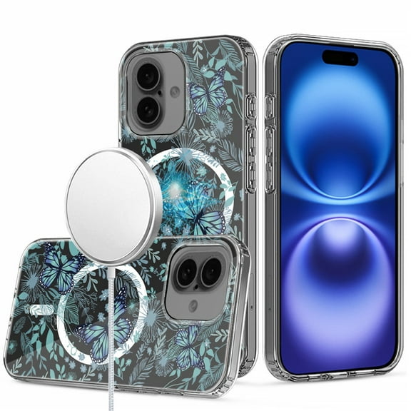 For iPhone 16 6.1 inch Thick Hybrid Design Cover Case - I