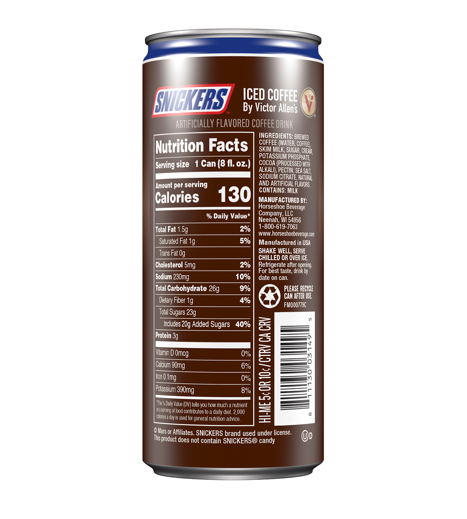 Victor Allen - Brandclub - Victor Allen's Coffee Snickers Iced